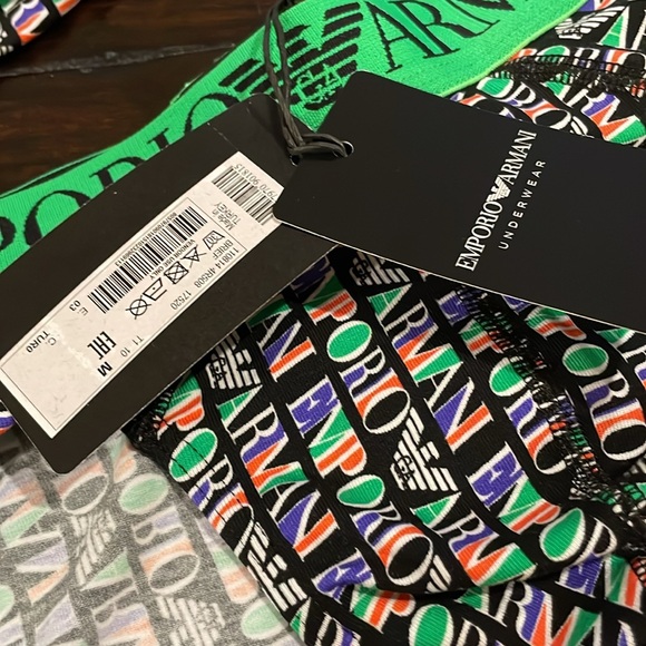 Emporio Armani Allover Vertical Logo Brief, NWT - Picture 9 of 9